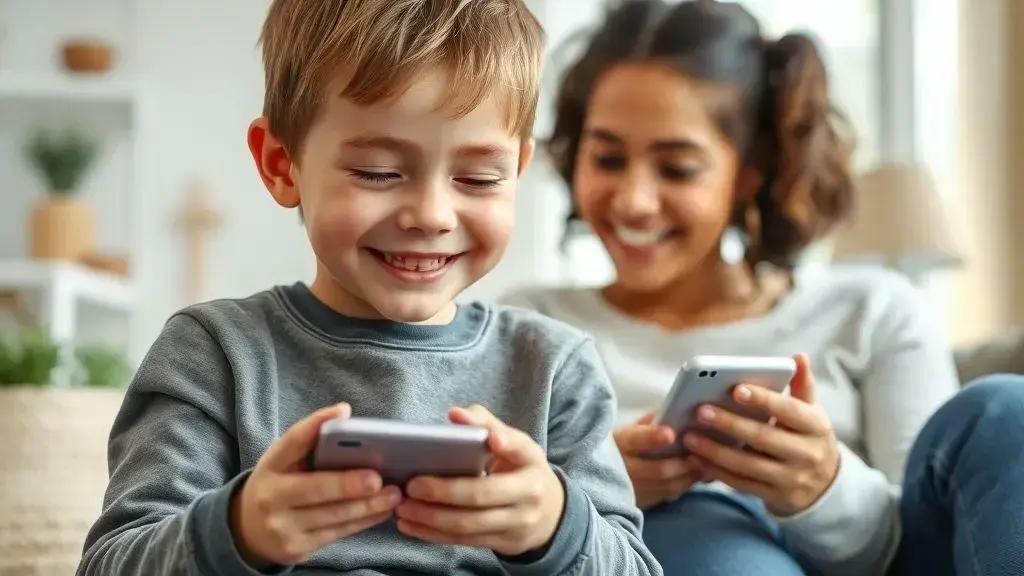 Introdução ao celular para crianças