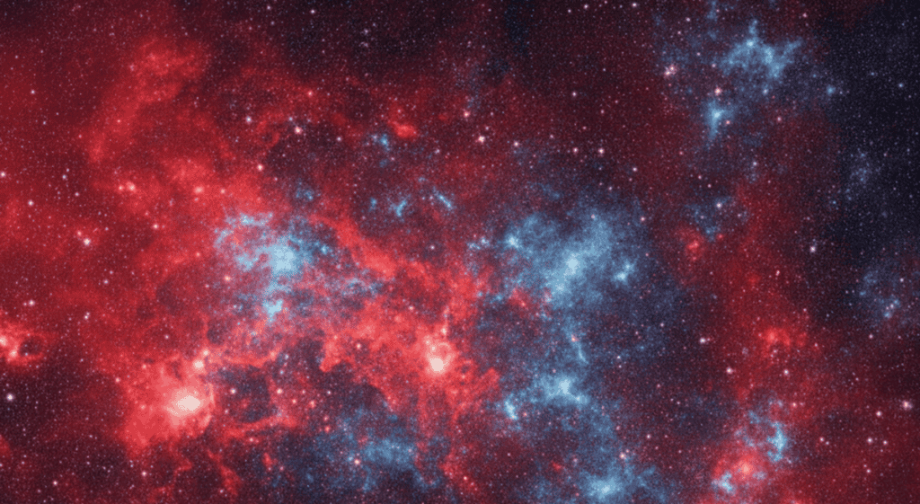 Matéria escura pode deixar assinatura colorida na luz - Imagem do artigo